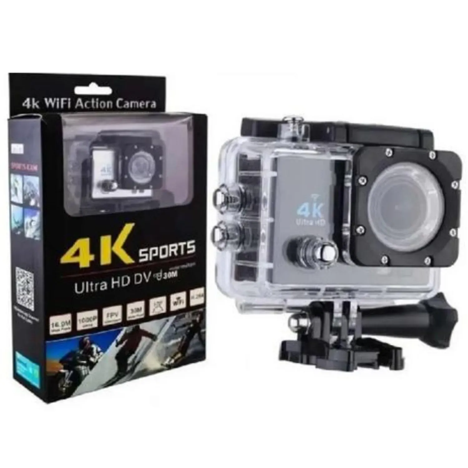 Camara Para Moto 4k Wifi