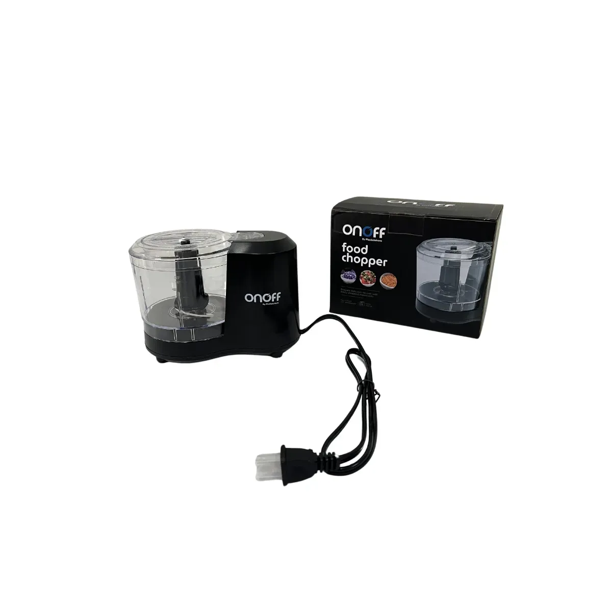 Mini Picatodo Alimentos Negro 100w OnOff