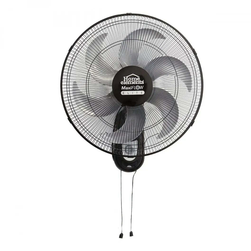 Ventilador Pared 18″ Negro MaxiFlow Elite Home Elements