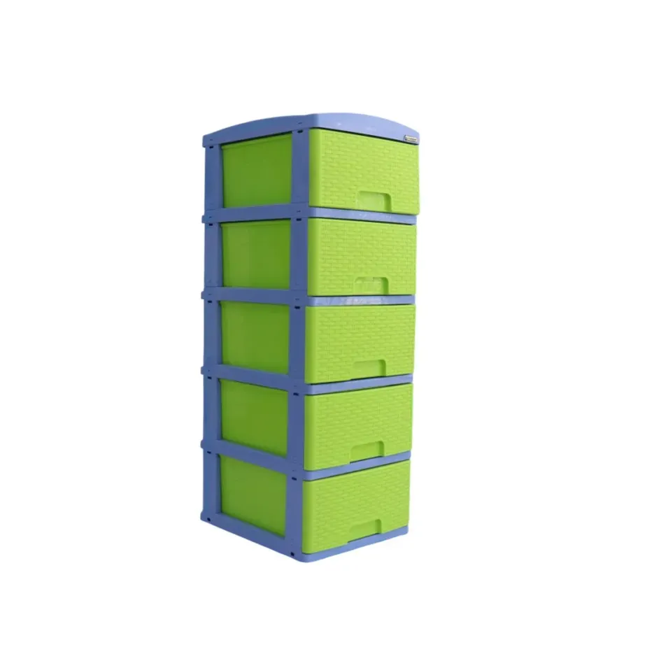 Cajonero Practimueble X5 Verde Limon Colplast