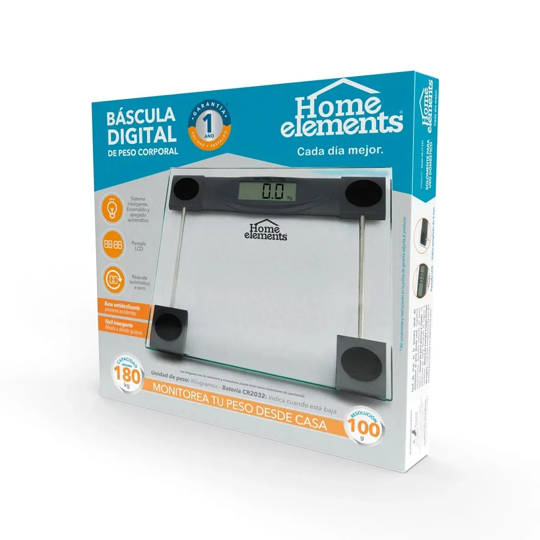 Báscula Digital Corporal Home Elements HEJY220