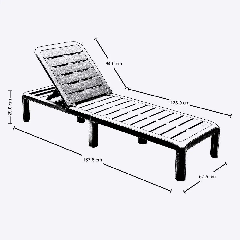 Cama Asoleadora Baru Mocca