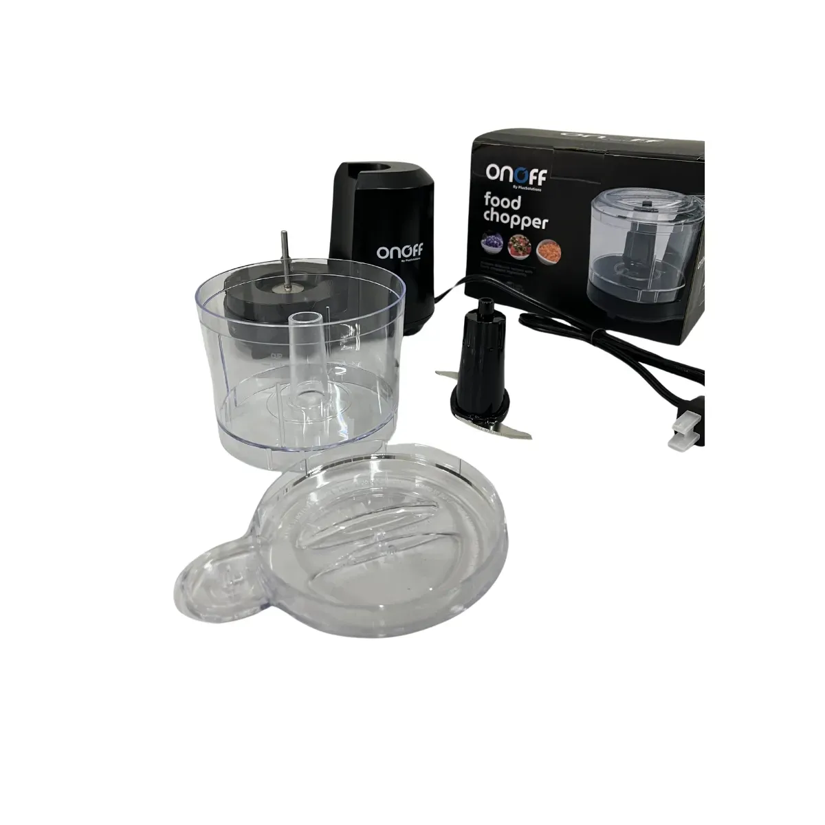 Mini Picatodo Alimentos Negro 100w OnOff