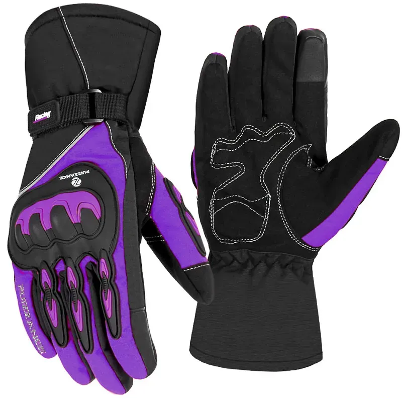 Guantes Impermeables Morado Caña Larga Puizzance