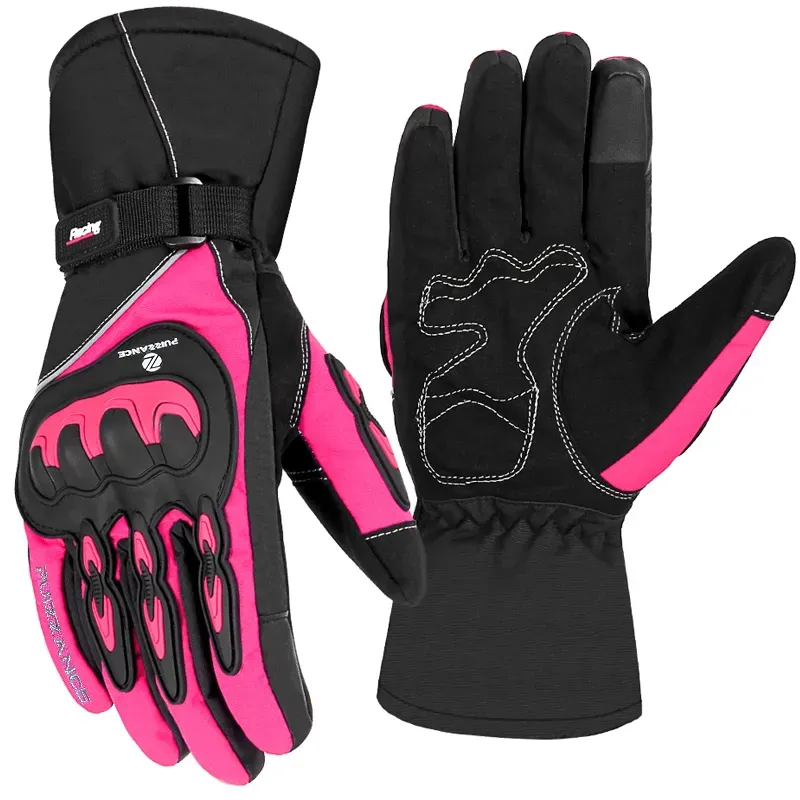 Guantes Impermeables Rosado Caña Larga Puizzance