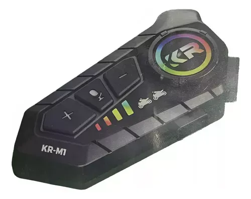 Intercomunicador Inalámbrico Bluetooth De Casco Moto Kr-m1