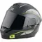 Casco Moto X-SPORTS M63 Broker Talla M Negro Amarillo Brillante Con Visor Transparente