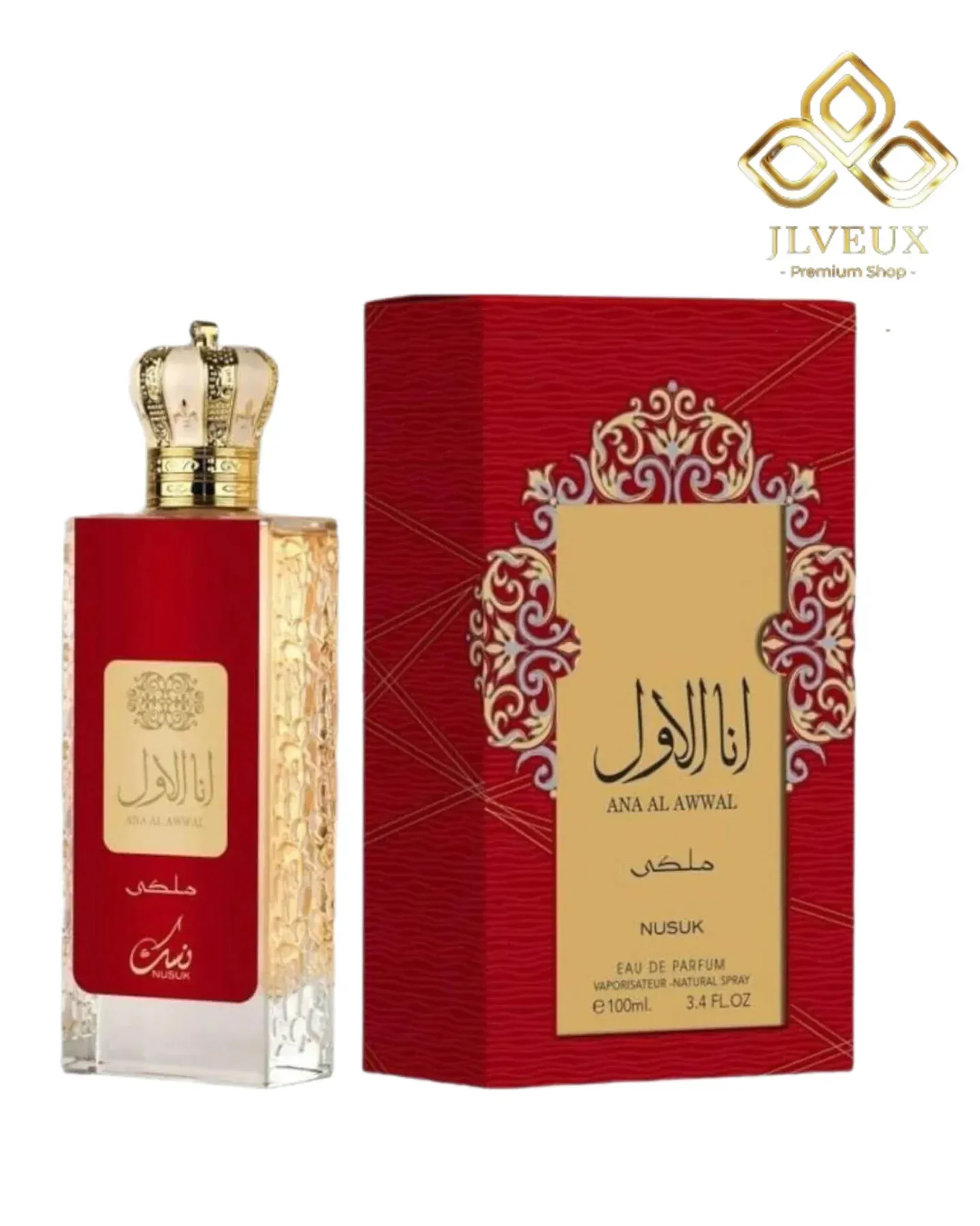 Ana Al AwwalL NUSUK Rouge(rojo) Perfume Oriental AAA