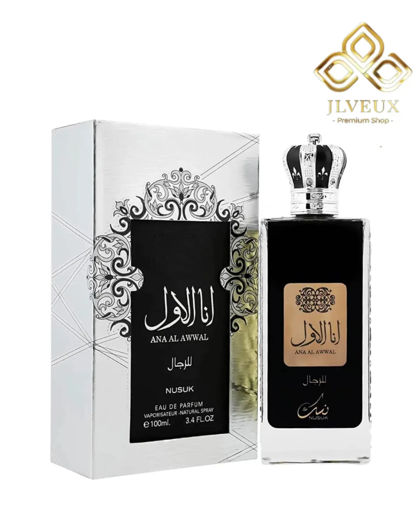 Ana AL Awwal NUSUK Black (negro) Perfume oriental AAA