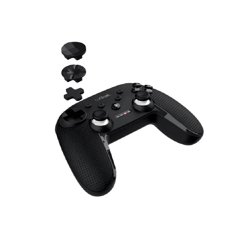 Joystick Gamepad Trust Gxt 542 Muta Wireless Multiplataforma Color Negro