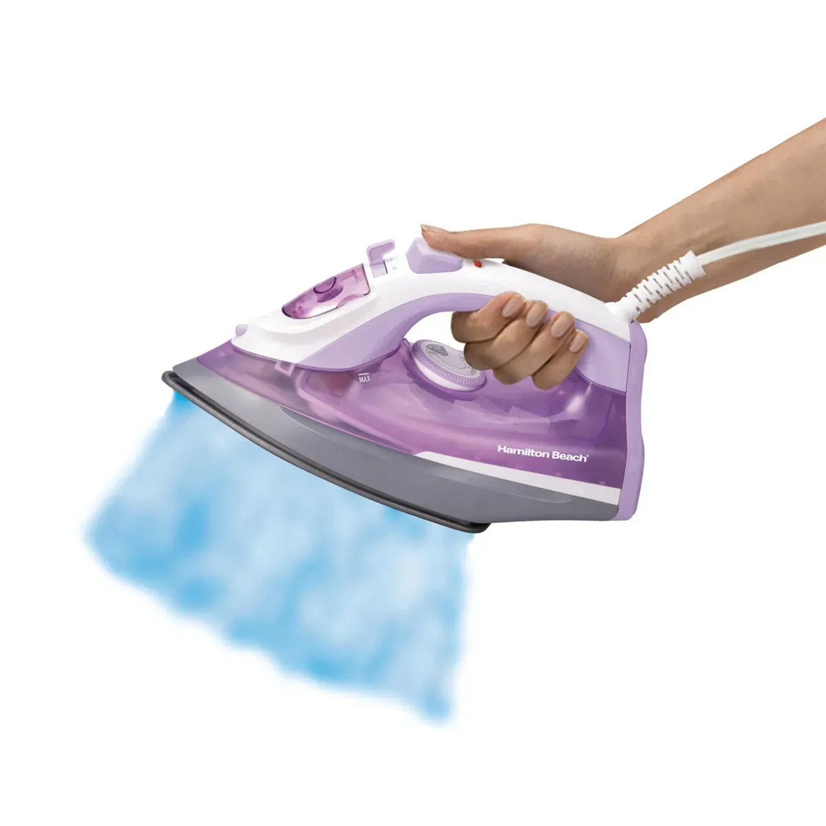 Plancha De Vapor Hamilton Beach Morada 14100