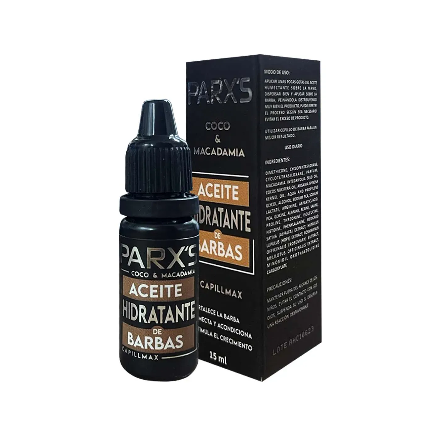 Aceite Hidratante Para Barbas Parx's Coco Macadamia