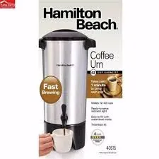 Cafetera HAMILTON BEACH 45 tazas 40515 Plateado