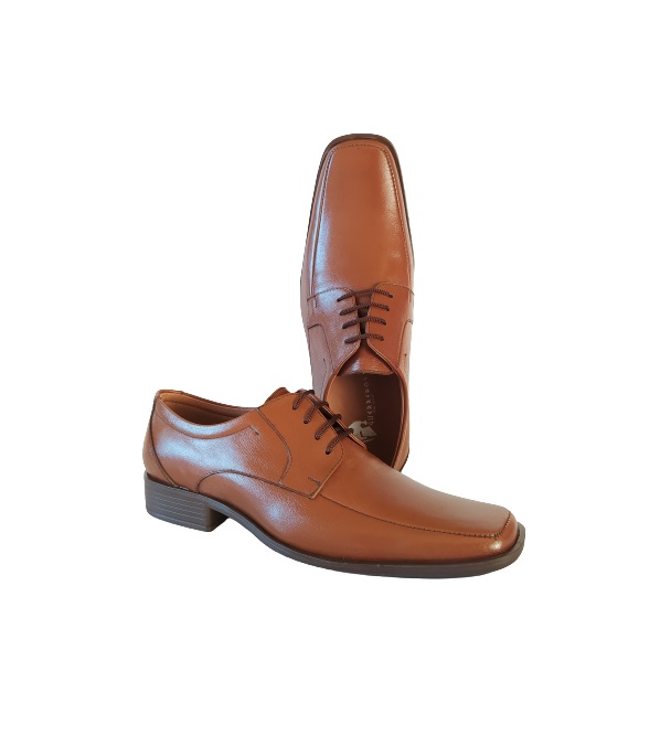 Zapato Formal Para Hombre En Cuero Calzado Guerreros GP-1603 Miel