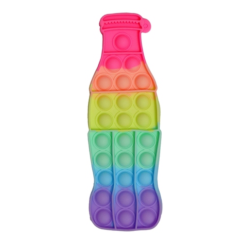 Push Pop It, Juguete Antiestrés Botella Bebida Jugo Popit