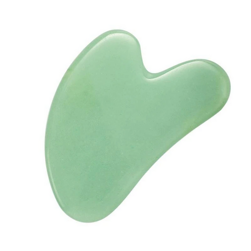 Guasha Cuarzo Jade 100% Natural Masajeador Facial