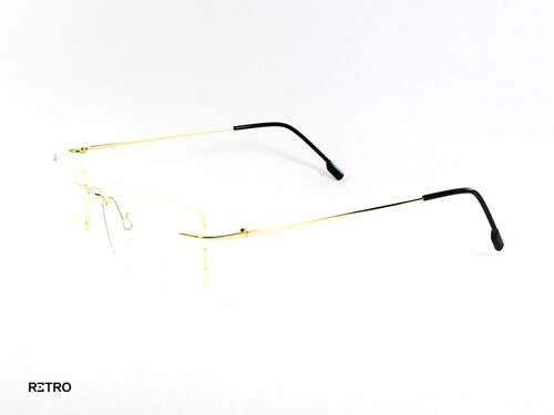 Retro® Gold Lite Slim Titanium® Original 3 Tres Piezas Descanso Antiblue® Pc® Gafas