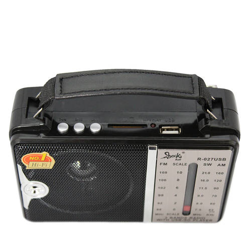 Radio Parlante Portatil Portable Recargable FM/AM Con Control