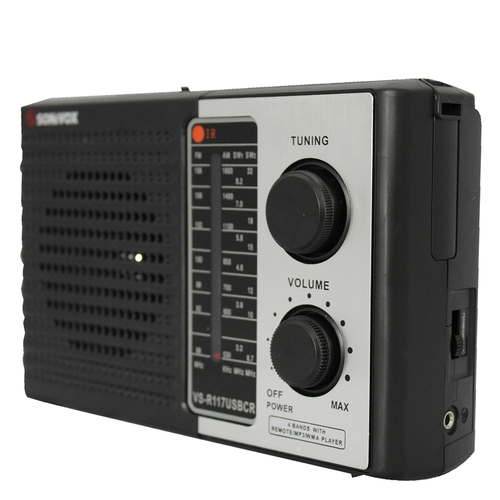 Radio Parlante Portatil Portable Recargable AM FM SW