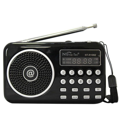 Radio Parlante Digital Portatil Recargable Con AM y FM