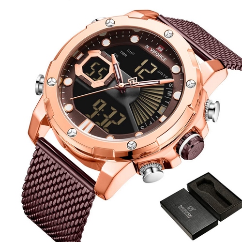 Reloj Naviforce Original NF9172 Marrón
