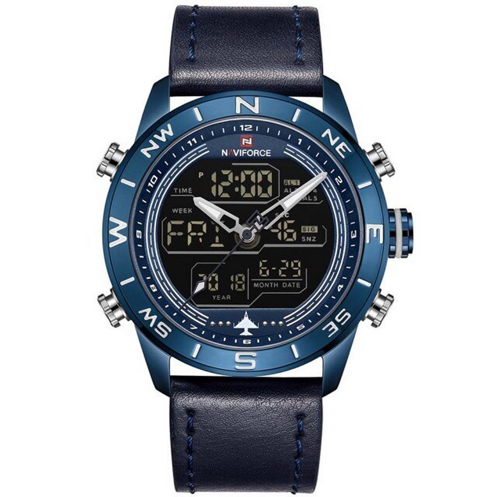 Reloj Naviforce Original Nf9144 Casual Azul + Estuche