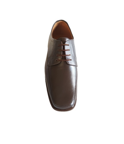 Zapato Formal  En Cuero, Calzado Guerreros GP-1603 Café