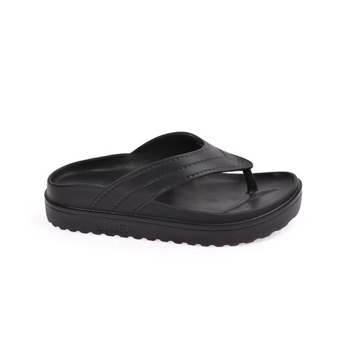 SANDALIA CASUAL PLANA PARA MUJER REF. 922SM207NEGRO