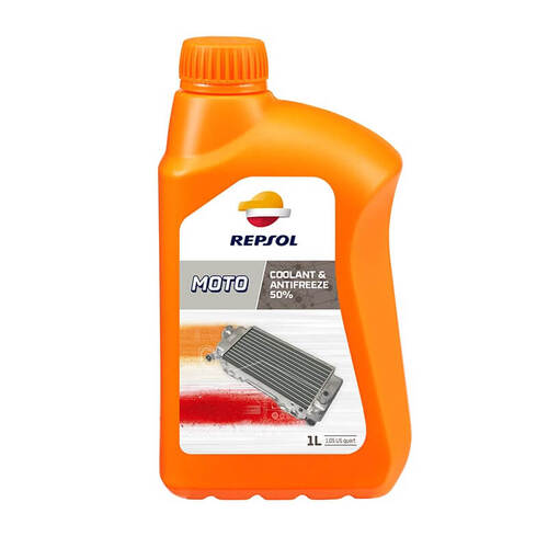 Repsol Spa Y Mant Moto Coolant Antifreeze 50% Und