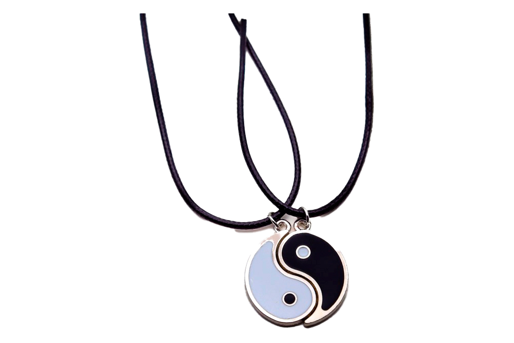 Collar Yin Y Yang Pareja  + Estuche