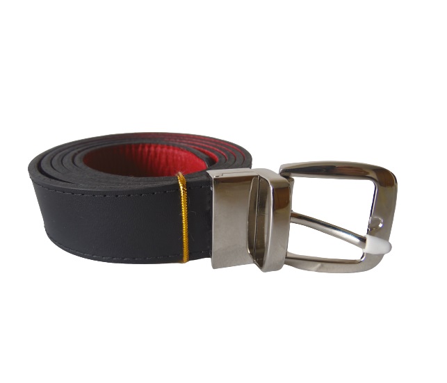 Correa En Cuero Para Mujer Doble Fass CALZADO GUERREROS JA-051 ROJO X NEGRO