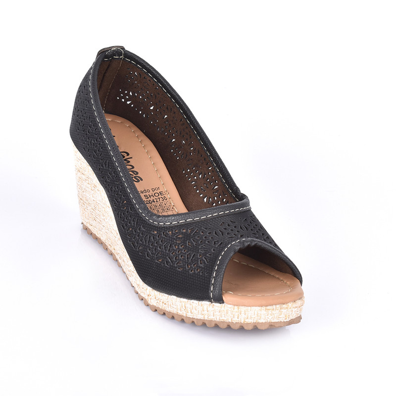 Price Shoes Plataformas Para Mujer 692A35Negro