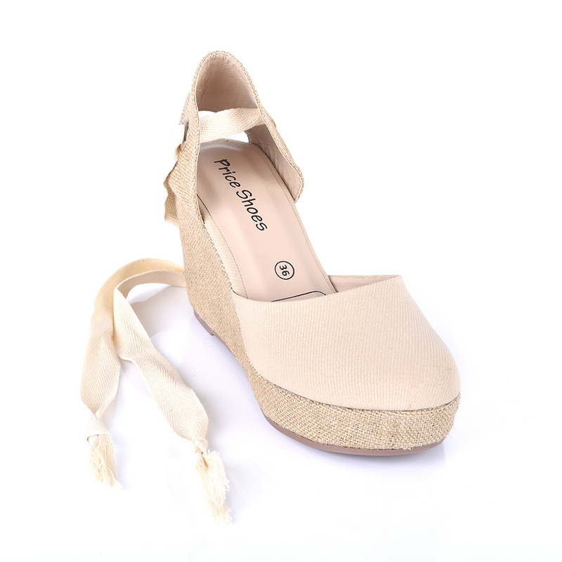 Price Shoes Plataformas Elegantes Para Mujer 882Dannabeige