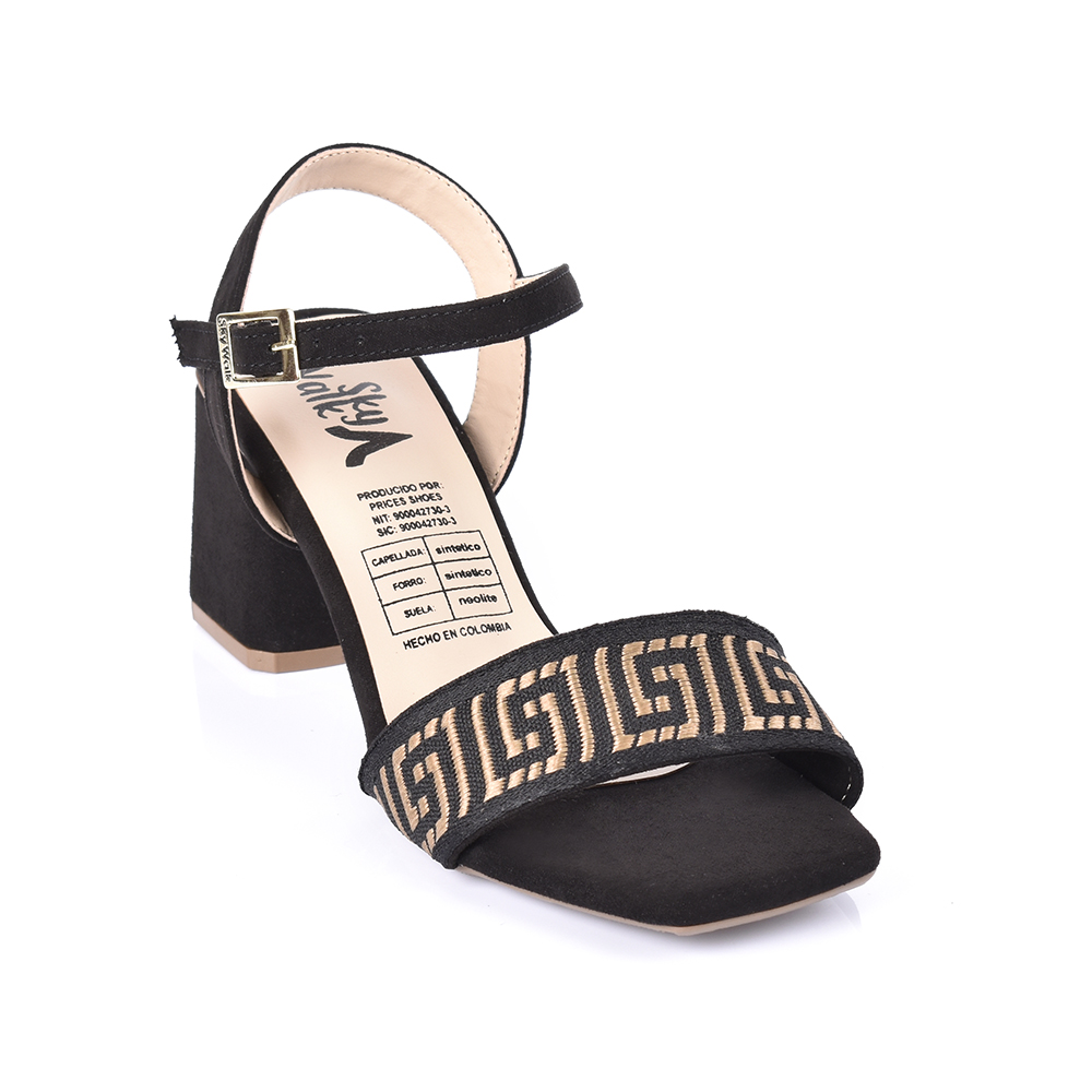 Price Shoes Sandalias Para Dama 962Cr76Negro