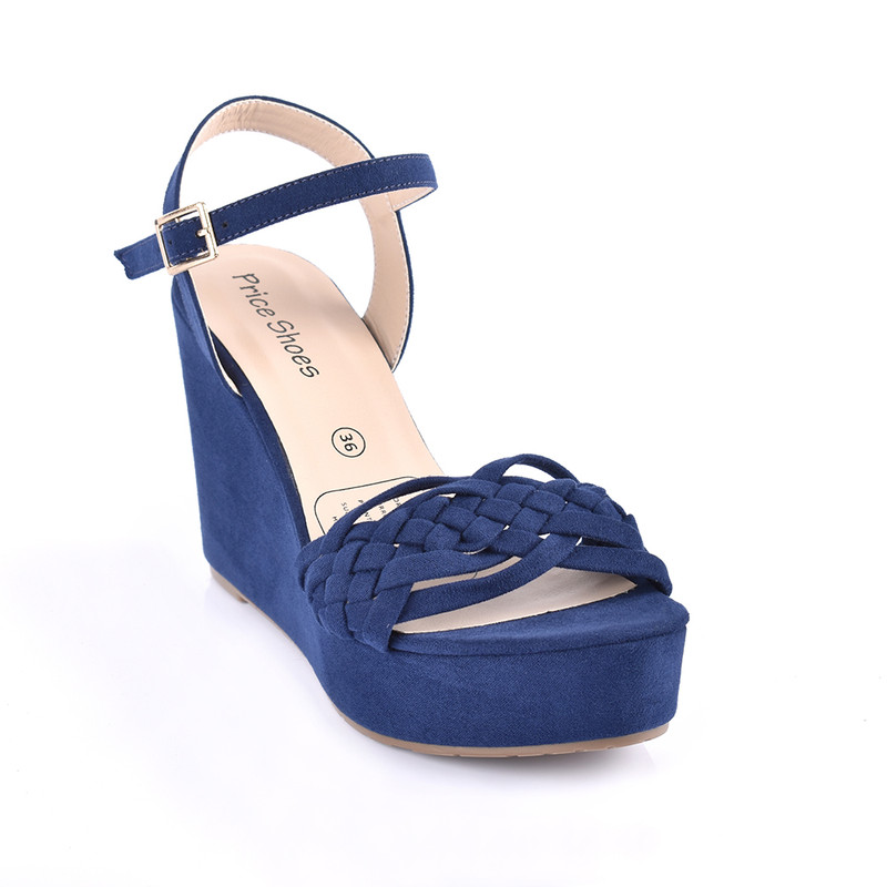 Priceshoes Plataforma Para Dama 882Leliaazul