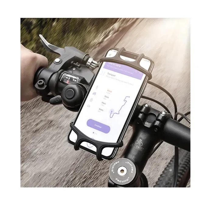 Soporte Universal En Silicona Para Celular Bicicleta Sujetad