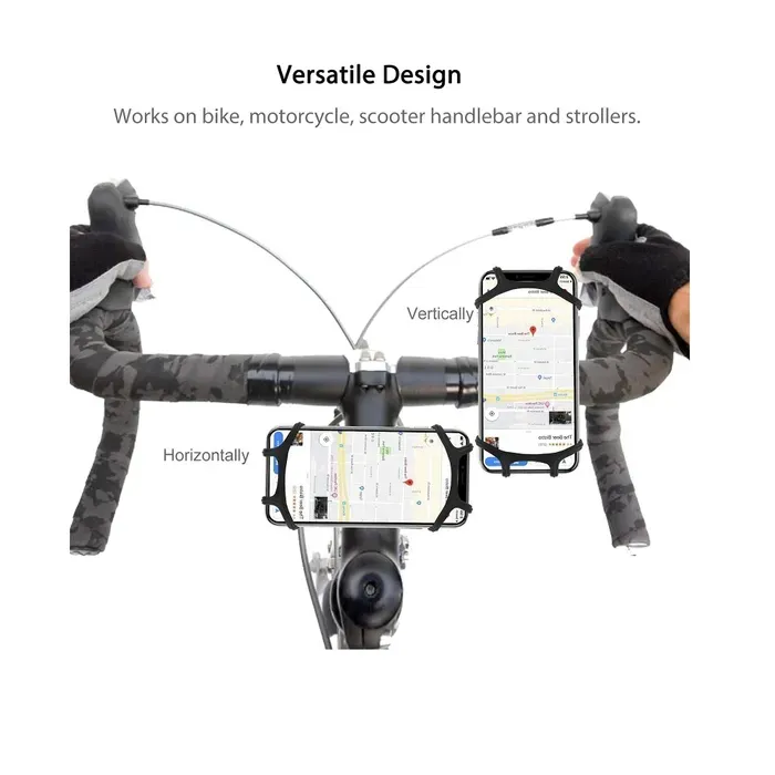 Soporte Universal En Silicona Para Celular Bicicleta Sujetad