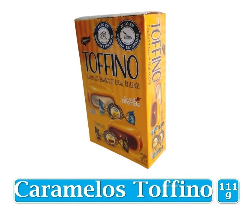 Caramelo De Leche Relleno Toffino Multisabor