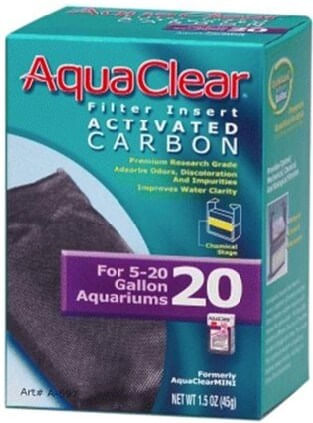 Inserto De Filtro De Carbon Activo Aquaclear 20-45 Gr