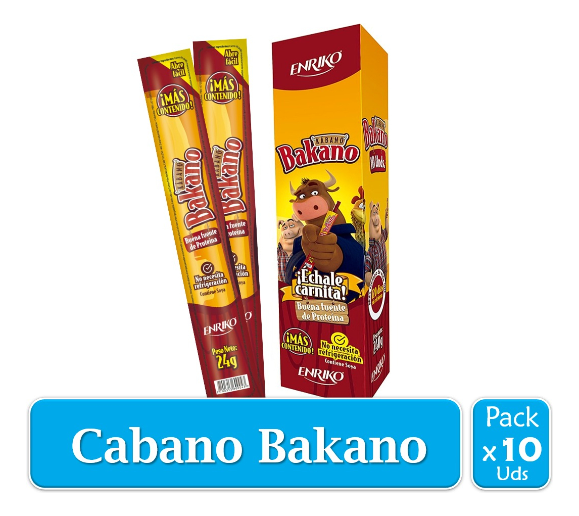 Cabano Bakano 10 Unidades X 240 G