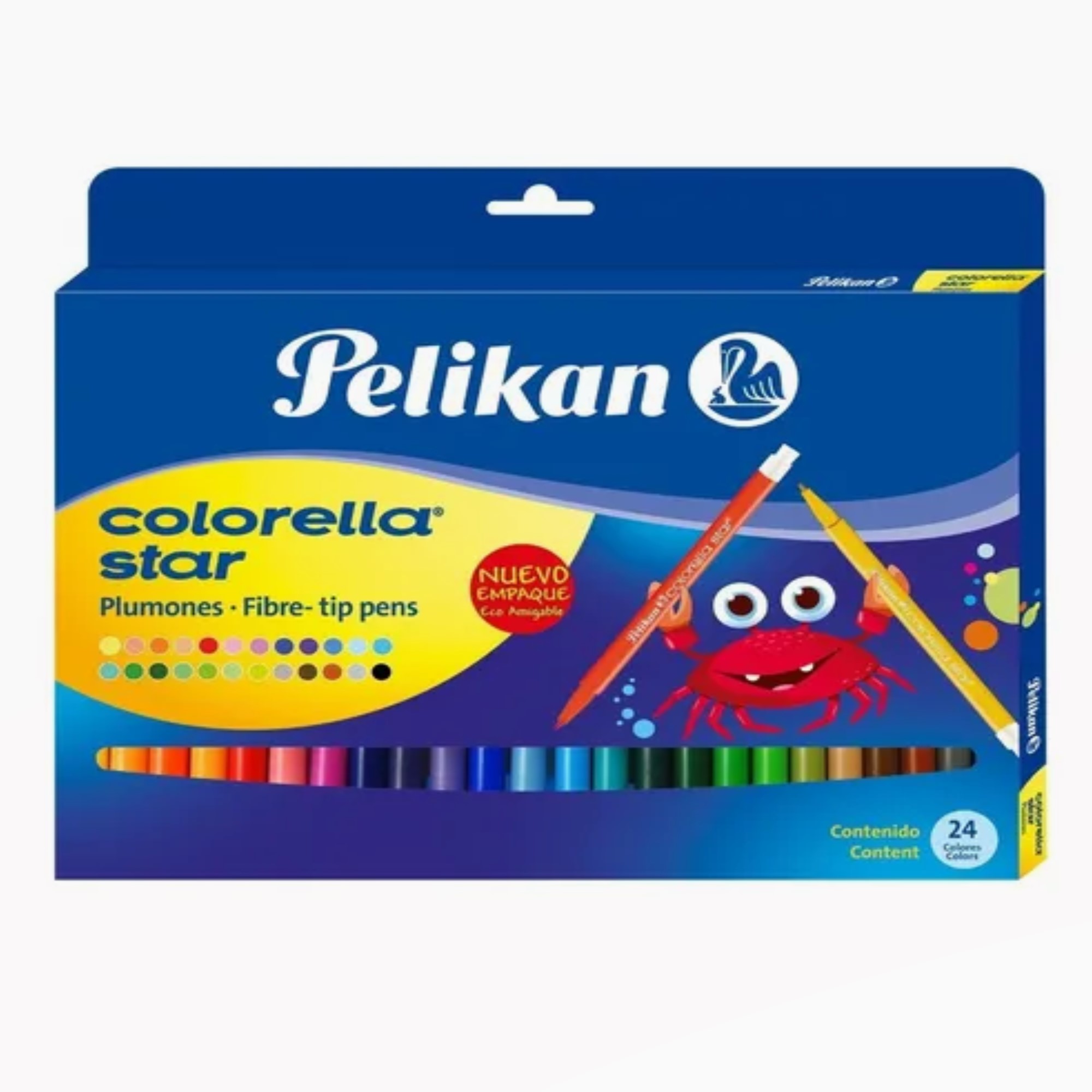 Plumones Pelikan X 24 Colorella Star 