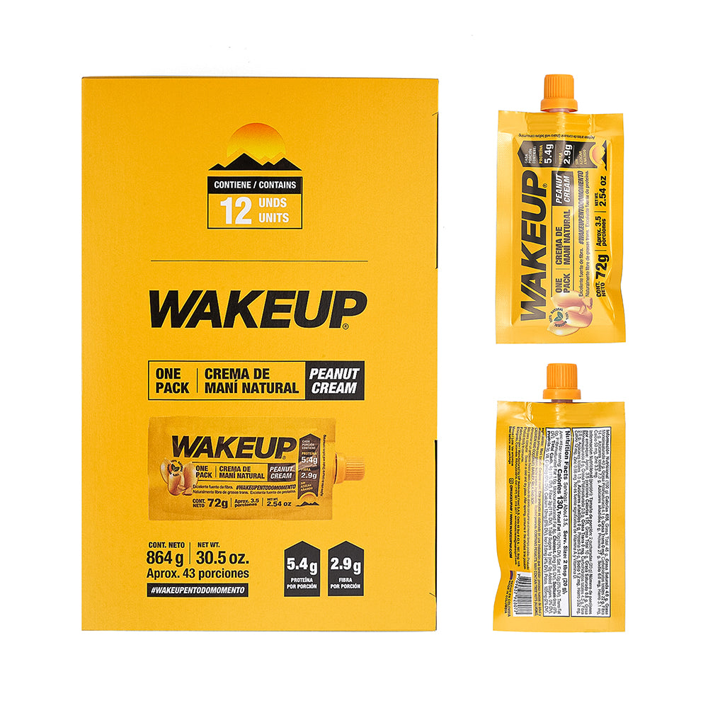 One Pack Natural 72g Caja x 12 Unds - Wakeup