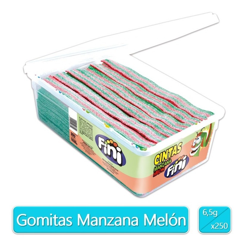 Goma Cinta Pitufo Manzana Melon X 72 Uds