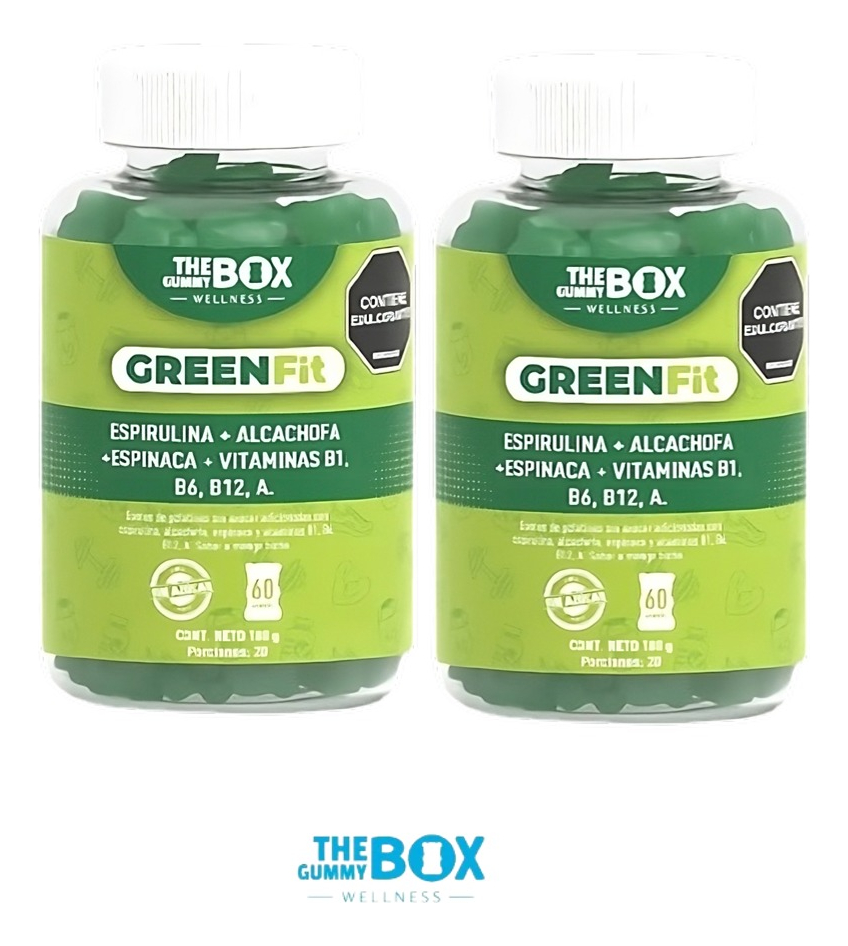 The Gummy Box Wellness Green Fit Espirulina​ 180 g X 2 Uds