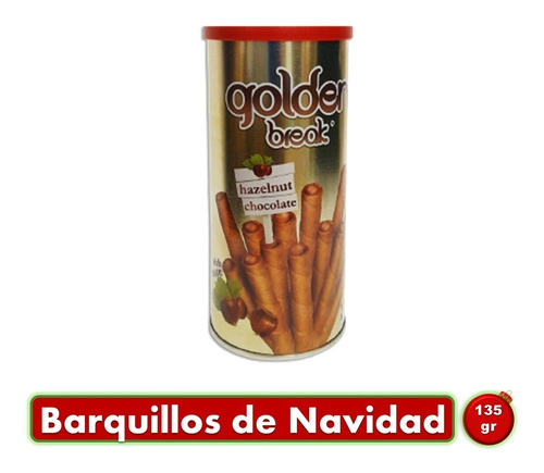 Barquillos En Lata Golden Break Chocolate 135gr