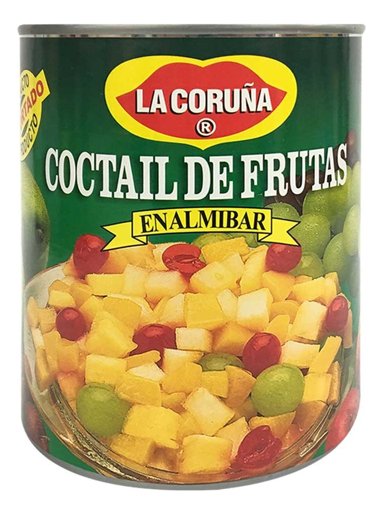 Coctel De Frutas Lata La Coruña Lata 820 gr