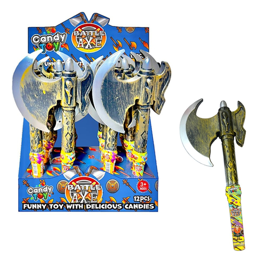 Dulces Caramelo Candy Toy Hacha Battle Axe X12 Uds