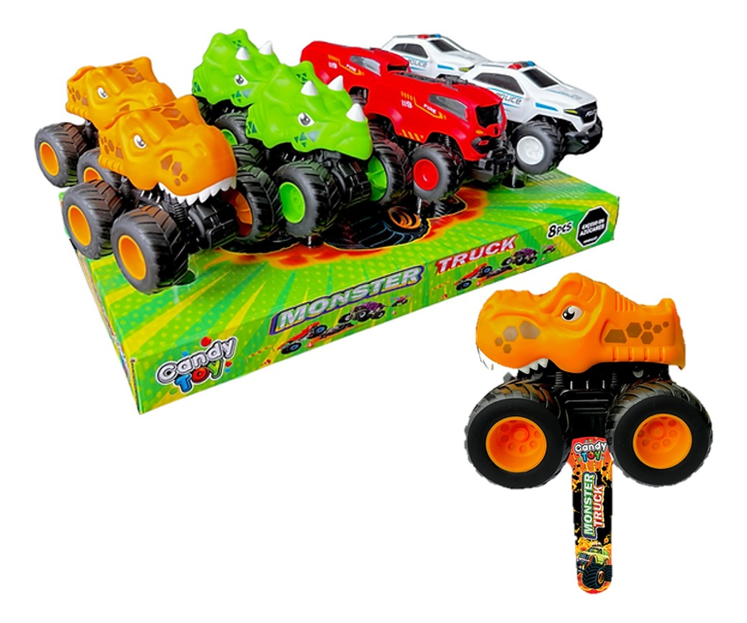 Dulces Caramelo Candy Toy Carro Monster Truck X 8 Uds