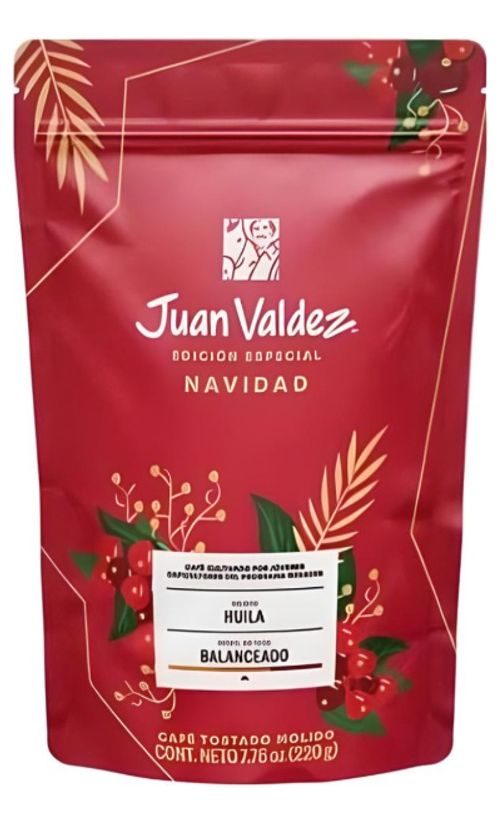 Café Tostado Molido Juan Valdez Edición Feliz Navidad 220 g