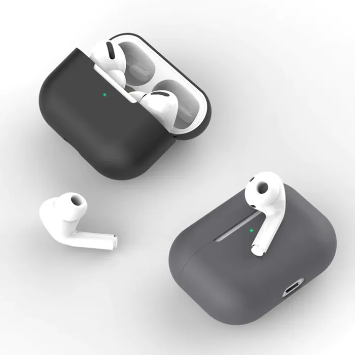 Funda Protectora En Silicona AirPods Pro 3 Negro